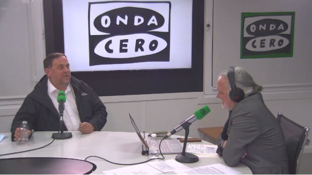 Juan Ramón Lucas entrevista a Oriol Junqueras en 'La brújula'