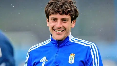Marco Sangalli, futbolista del Real Oviedo. Marco Sangalli, futbolista del Real Oviedo.