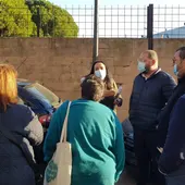 Reunión de representantes del Ayuntamiento y los vecinos de El Tejar Reunión de representantes del Ayuntamiento y los vecinos de El Tejar
