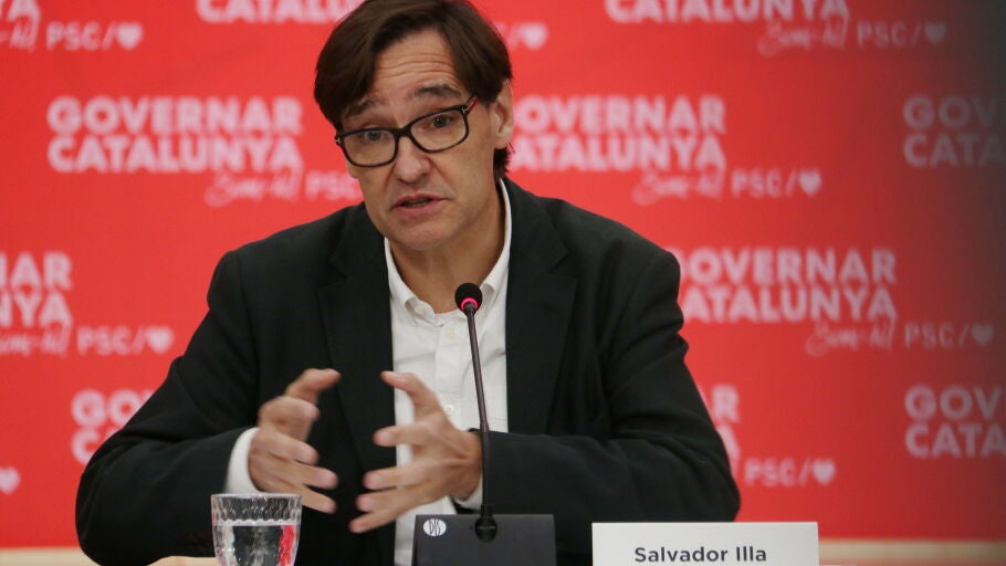 Imatge del l&iacute;der del PSC, Salvador Illa. 
