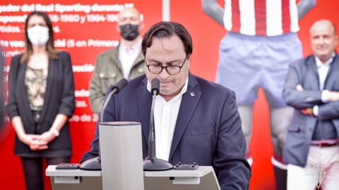 Javier Fern&aacute;ndez. presidente del Sporting