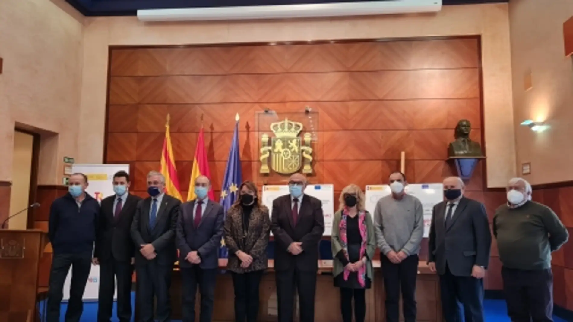 La firma del acuerdo se ha producido en la sede de la Delegación del Gobierno