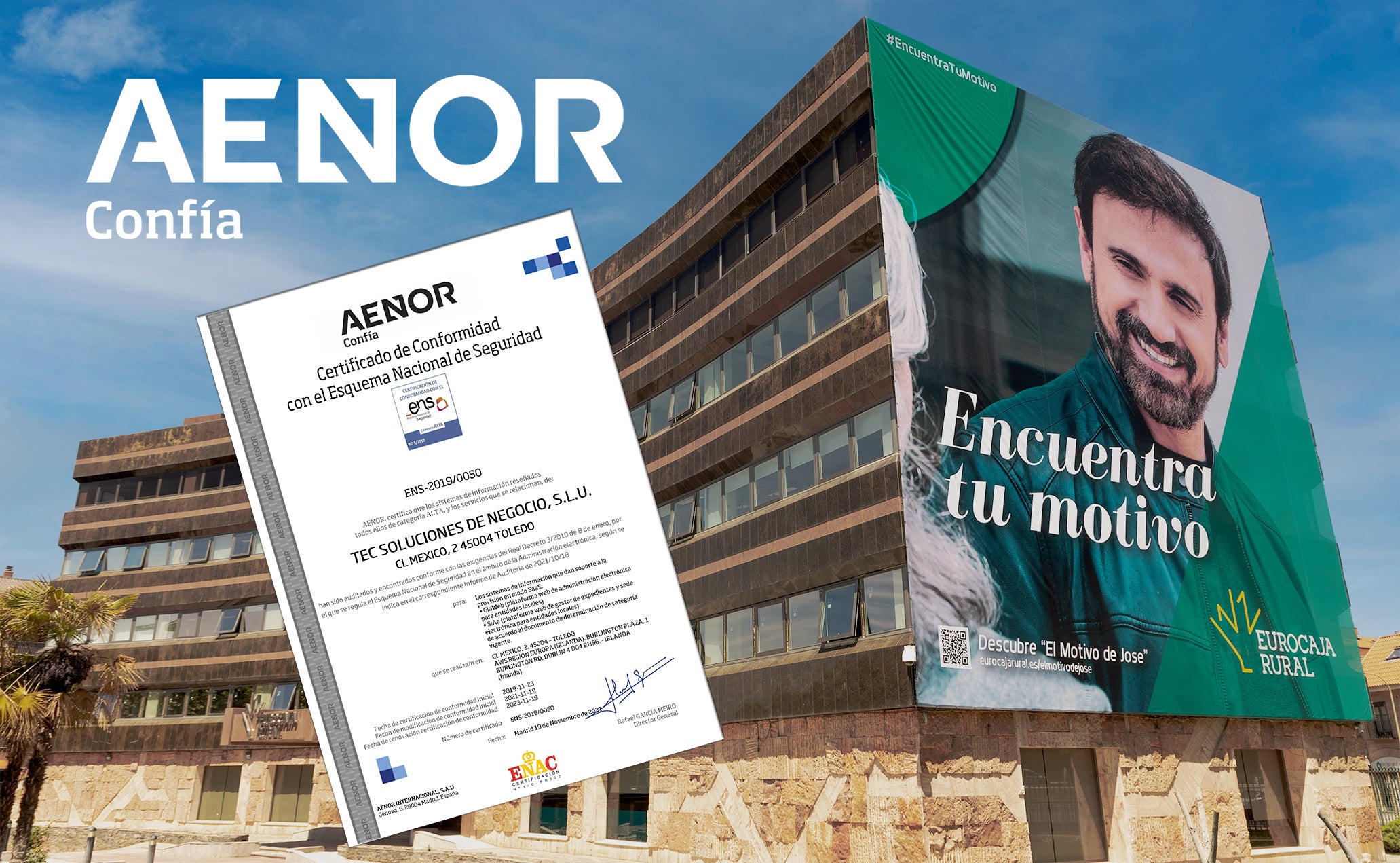 AENOR certifica la seguridad de los sistemas de información de Eurocaja Rural AENOR certifica la seguridad de los sistemas de información de Eurocaja Rural
