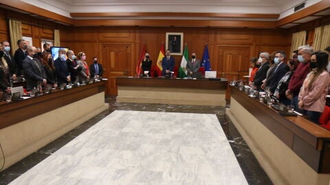 Minuto de silencio por Amparo Pernichi