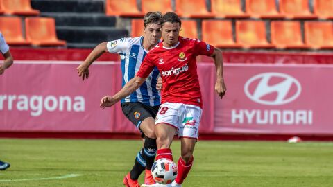 Francesc Fullana en un partido con el Nastic de Tarragona