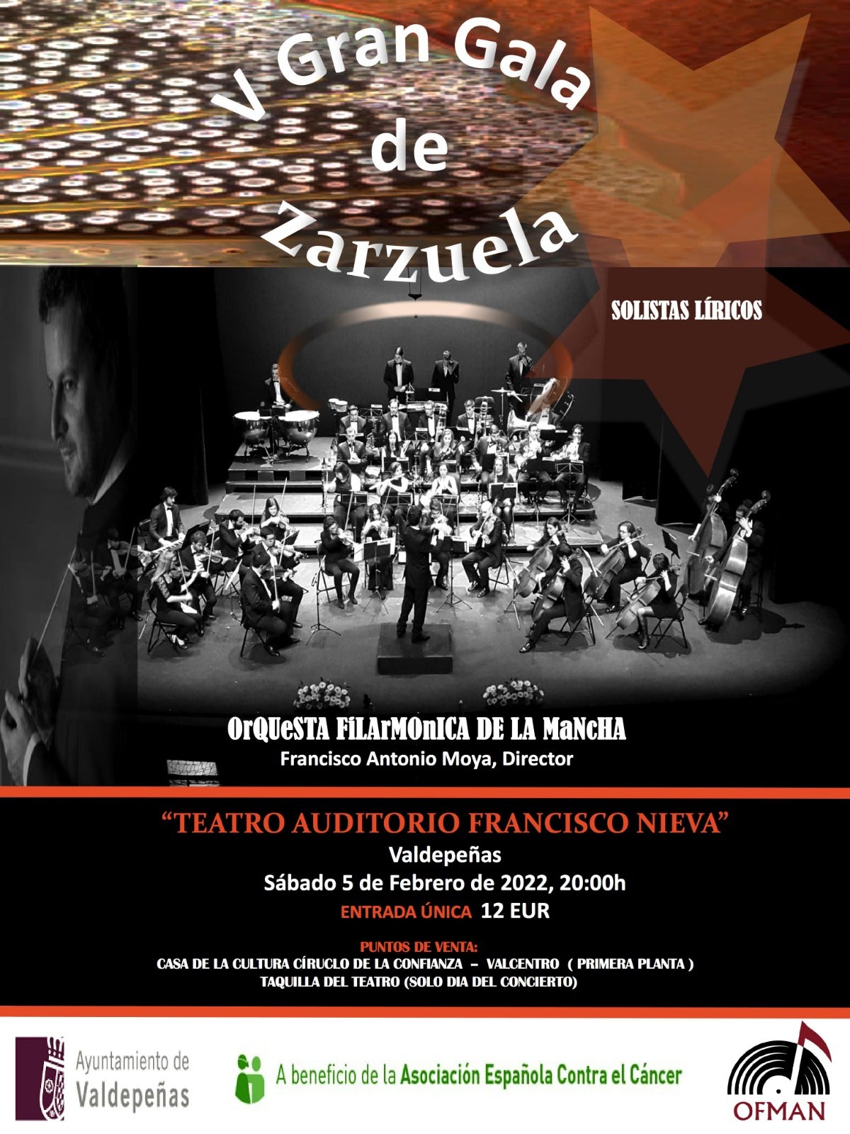 Vuelve la Orquesta Filarmónica de La Mancha a Valdepeñas Vuelve la Orquesta Filarmónica de La Mancha a Valdepeñas