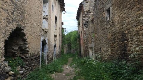 Una de las calles de Jánovas