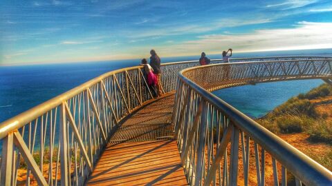 Mirador en el Faro de Santa Pola