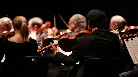 Orquesta m&uacute;sica cl&aacute;sica