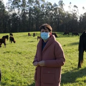 Ana Pontón visita una explotación ganadera Ana Pontón visita una explotación ganadera