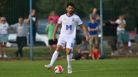 Jose Antonio Caro con el NK Osijek croata