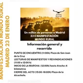 Convocatoria de la manifestación del mundo rural Convocatoria de la manifestación del mundo rural