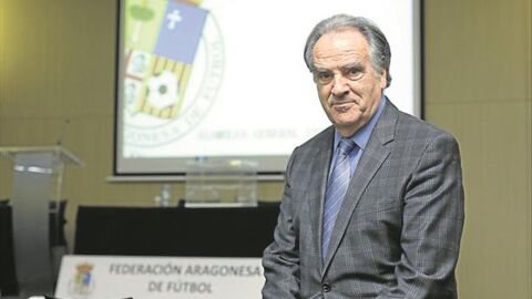 &Oacute;scar Fle, presidente de la Federaci&oacute;n Aragonesa de F&uacute;tbol