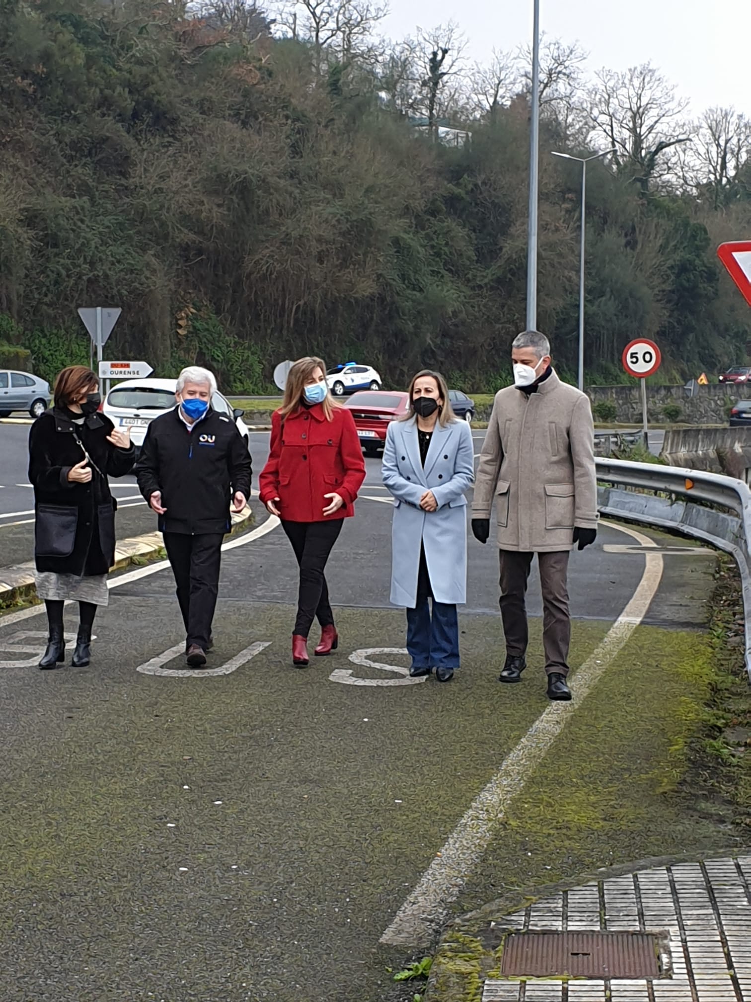 Ethel Vázquez anuncia a licitación das obras de tres sendas peonís en Ourense Ethel Vázquez anuncia a licitación das obras de tres sendas peonís en Ourense