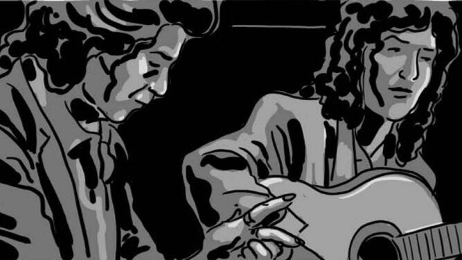 Un cómic recuerda el espíritu de Camarón Un cómic recuerda el espíritu de Camarón