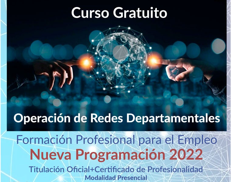 Interesante curso gratuito sobre redes informáticas para desempleados Interesante curso gratuito sobre redes informáticas para desempleados