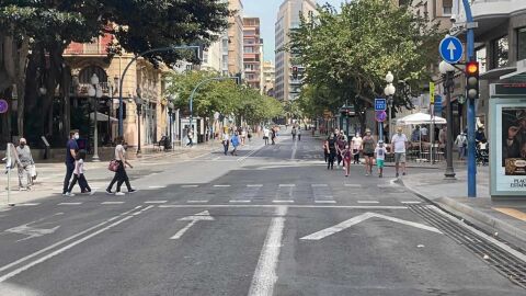 La Rambla Méndez Núñez libre de coches La Rambla Méndez Núñez libre de coches