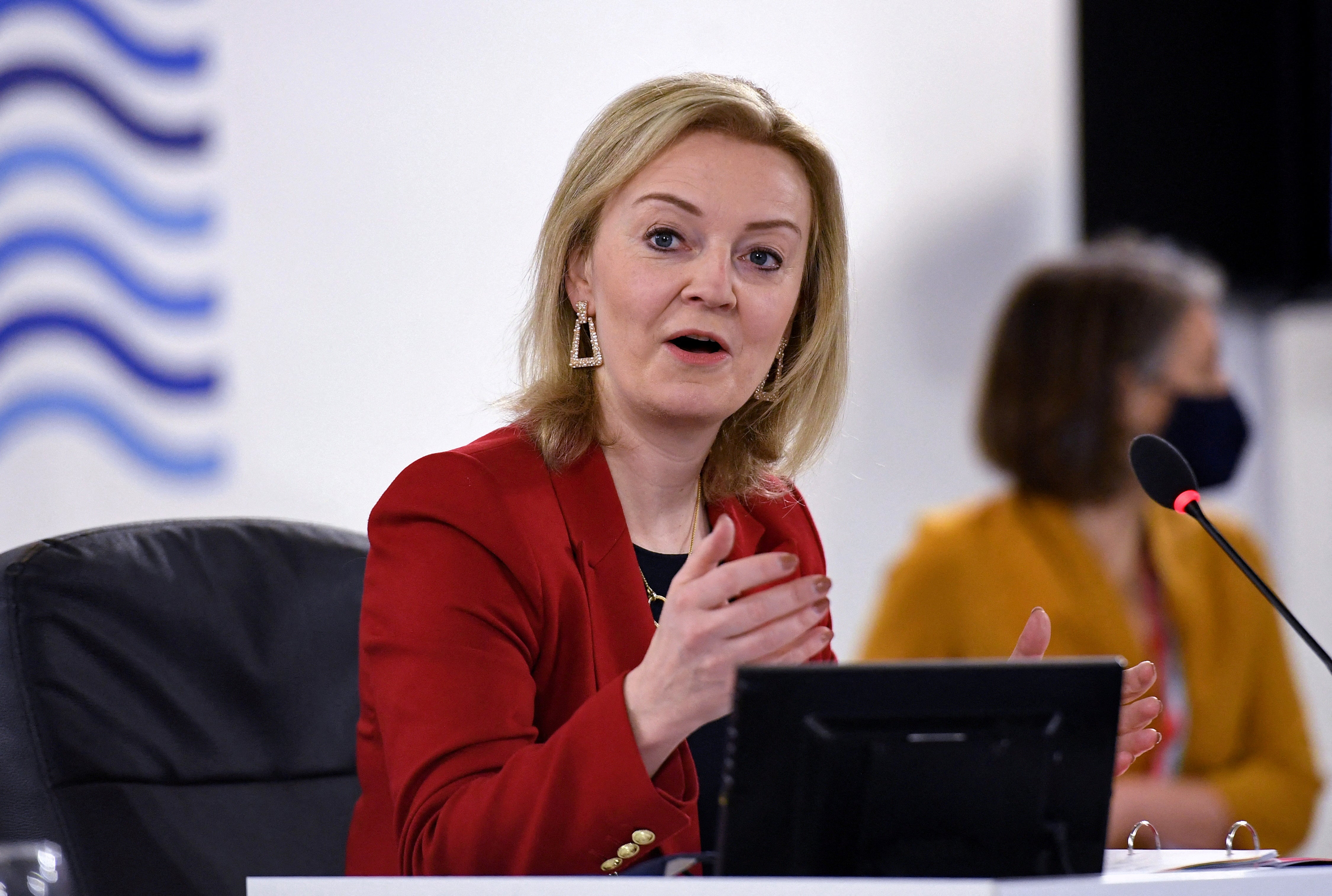 Liz Truss, favorita para suceder a Boris Johnson Liz Truss, favorita para suceder a Boris Johnson