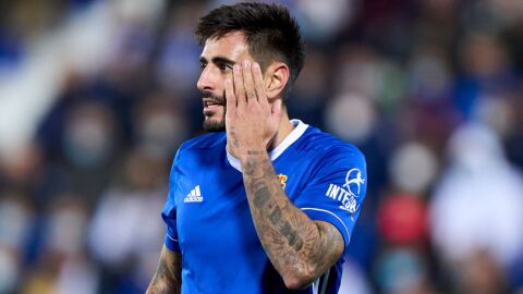 David Costas, futbolista del Real Oviedo