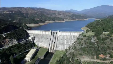 Imagen de archivo del embalse de la Concepción Imagen de archivo del embalse de la Concepción