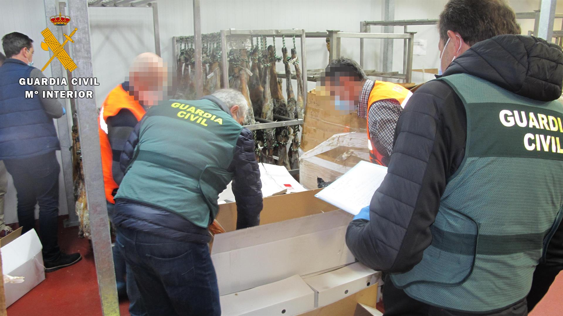 El Seprona incauta 1.800 jamones y paletas en una nave del polígono industrial de Malpartida de Plasencia El Seprona incauta 1.800 jamones y paletas en una nave del polígono industrial de Malpartida de Plasencia