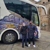 O autobús do Clube de fútbol CENTED Academy promocionará os atractivos de Ourense