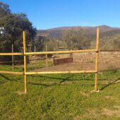 Investigado un vecino de Logrosán por el supuesto hurto de 42 postes de madera de una Vía Verde