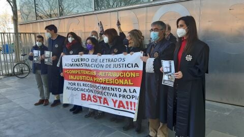 Concentración de los letrados de la Administración de Justicia de Ciudad Real Concentración de los letrados de la Administración de Justicia de Ciudad Real
