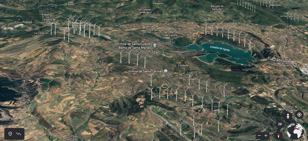 Santa María la Real afirma que "renovables sí, pero no a cualquier precio" Santa María la Real afirma que "renovables sí, pero no a cualquier precio"