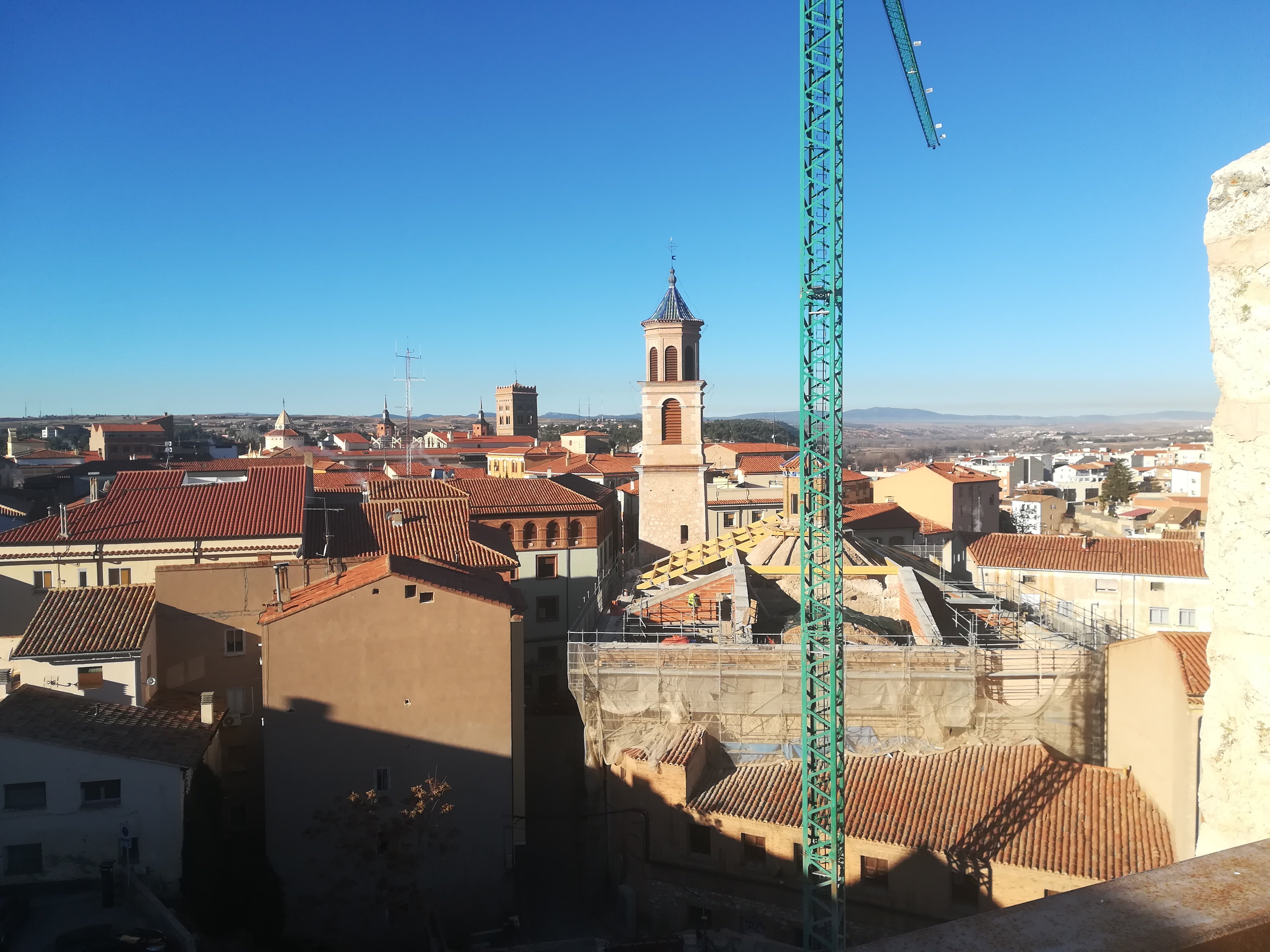 Avanzan las obras en la Iglesia de San Miguel Avanzan las obras en la Iglesia de San Miguel