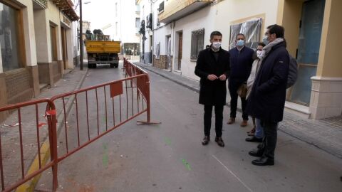 Visita a obras en Cardenal Monescillo