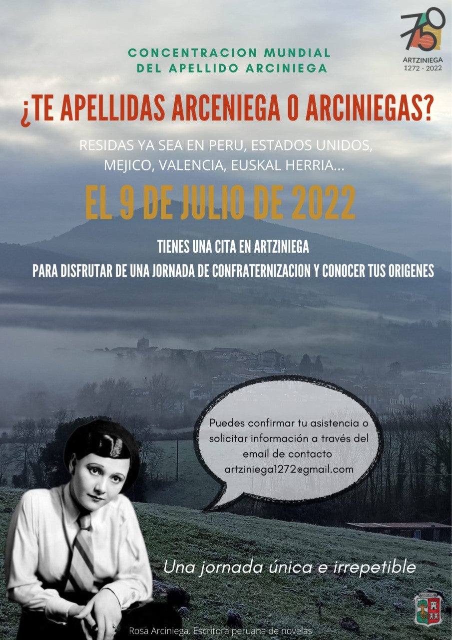 Joseba Vivanco, alcalde de Artziniega: "Hay muchos apellidos Arciniega por todo el mundo pero ninguno en el pueblo" Joseba Vivanco, alcalde de Artziniega: "Hay muchos apellidos Arciniega por todo el mundo pero ninguno en el pueblo"