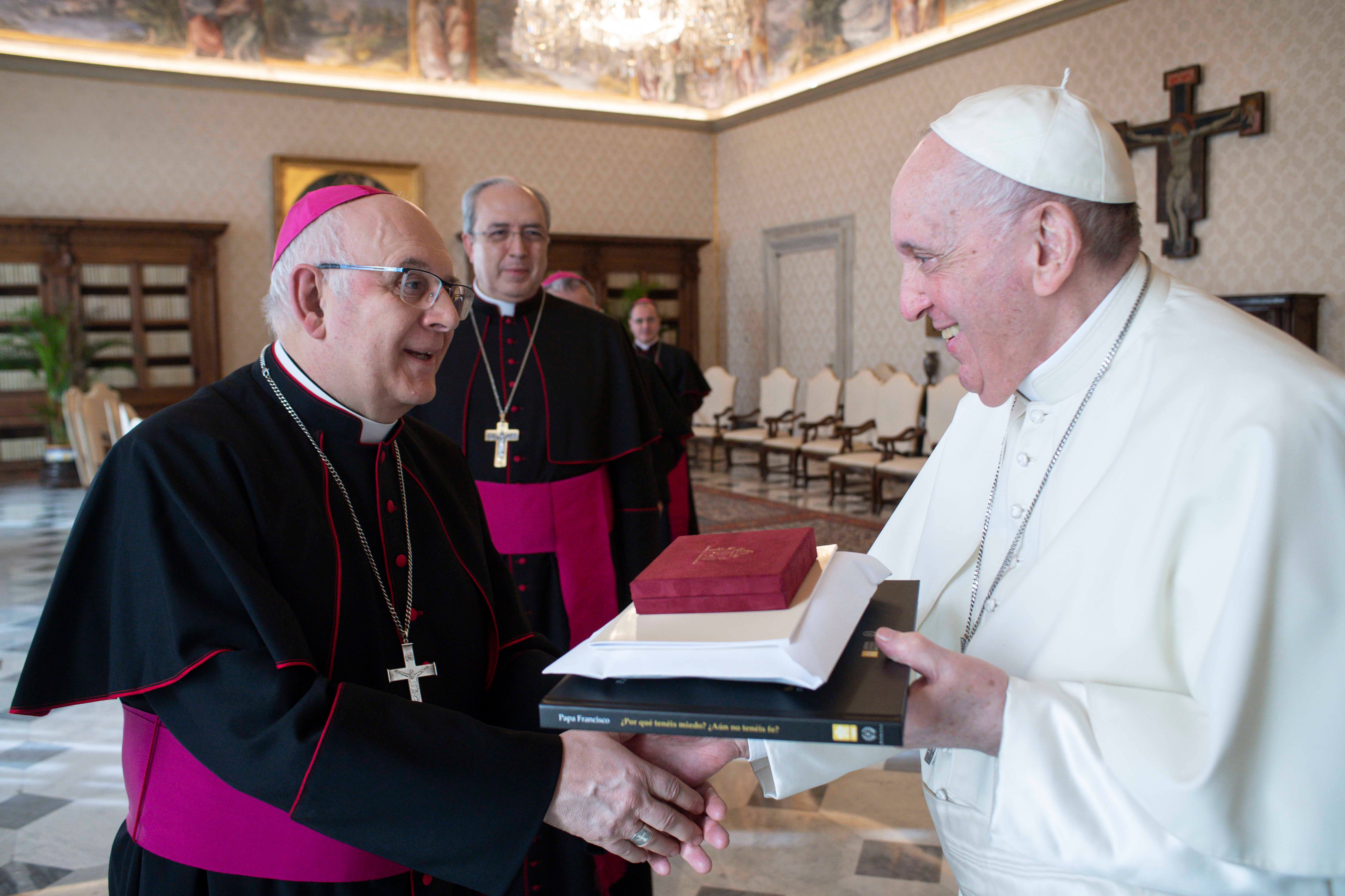 Audiencia del Papa Francisco con el Obispo de Albacete Audiencia del Papa Francisco con el Obispo de Albacete