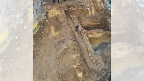 Restos calle Elduayen. Vigohistórico Vigohistórico