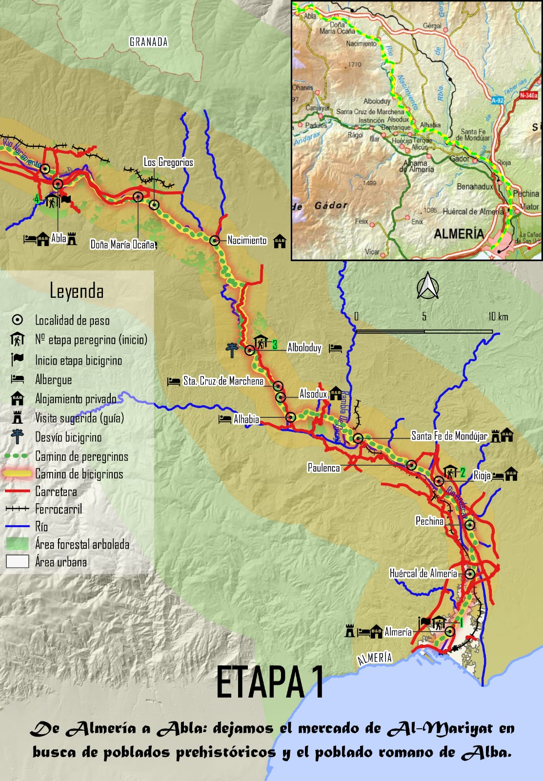 Diseñan una 'Ruta 66' en bici desde Cabo de Gata hasta Finisterre Diseñan una 'Ruta 66' en bici desde Cabo de Gata hasta Finisterre