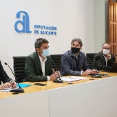 Presentación de la iniciativa en la Sala de Prensa de la Diputación 