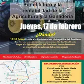 Cartel de la manifestación y tractorada en Ciudad Real Cartel de la manifestación y tractorada en Ciudad Real