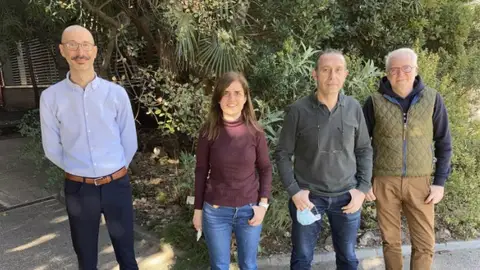Luis Martínez Gil, Mª Jesús García-Murria, Manuel Sánchez Del Pino e Ismael Mingarro Luis Martínez Gil, Mª Jesús García-Murria, Manuel Sánchez Del Pino e Ismael Mingarro