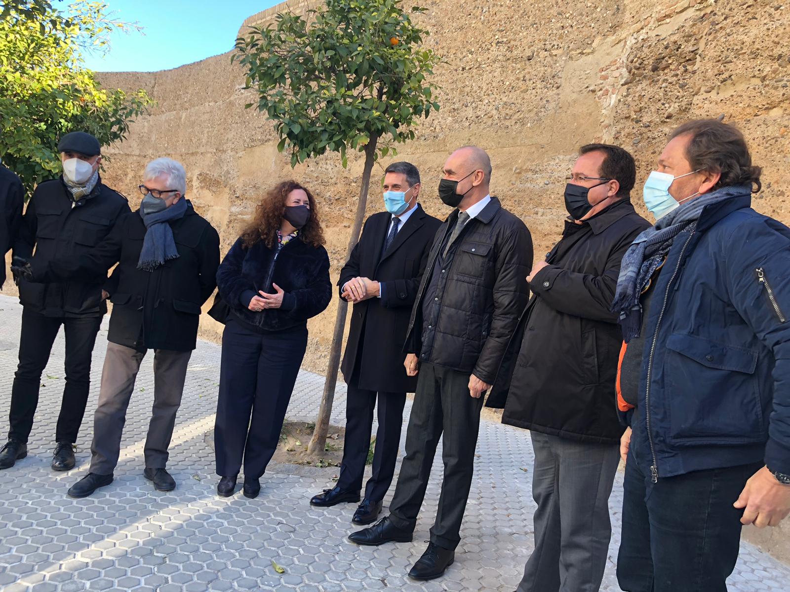 Finalizados los trabajos de la primera fase de conservación de la muralla de La Macarena Finalizados los trabajos de la primera fase de conservación de la muralla de La Macarena