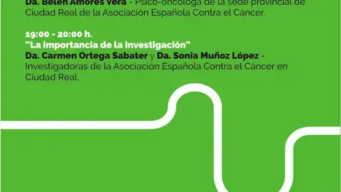 Conferencias de la AECC de Valdepeñas Conferencias de la AECC de Valdepeñas