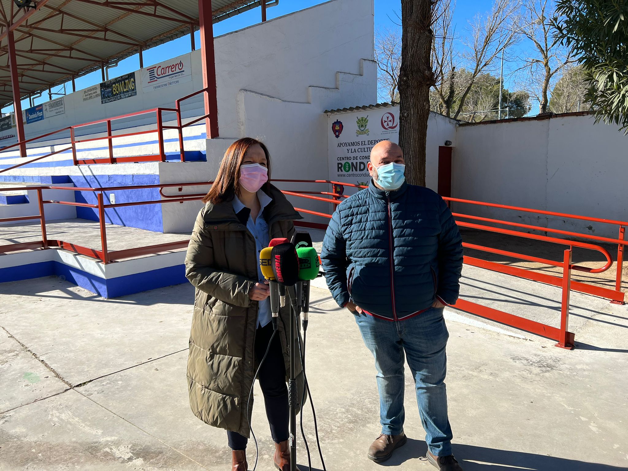 Las personas con movilidad reducida podrán acceder a la grada del Campo de Fútbol A Las personas con movilidad reducida podrán acceder a la grada del Campo de Fútbol A
