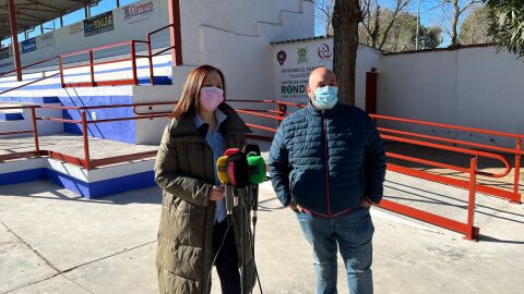 Visita a la nueva rampa del Campo A