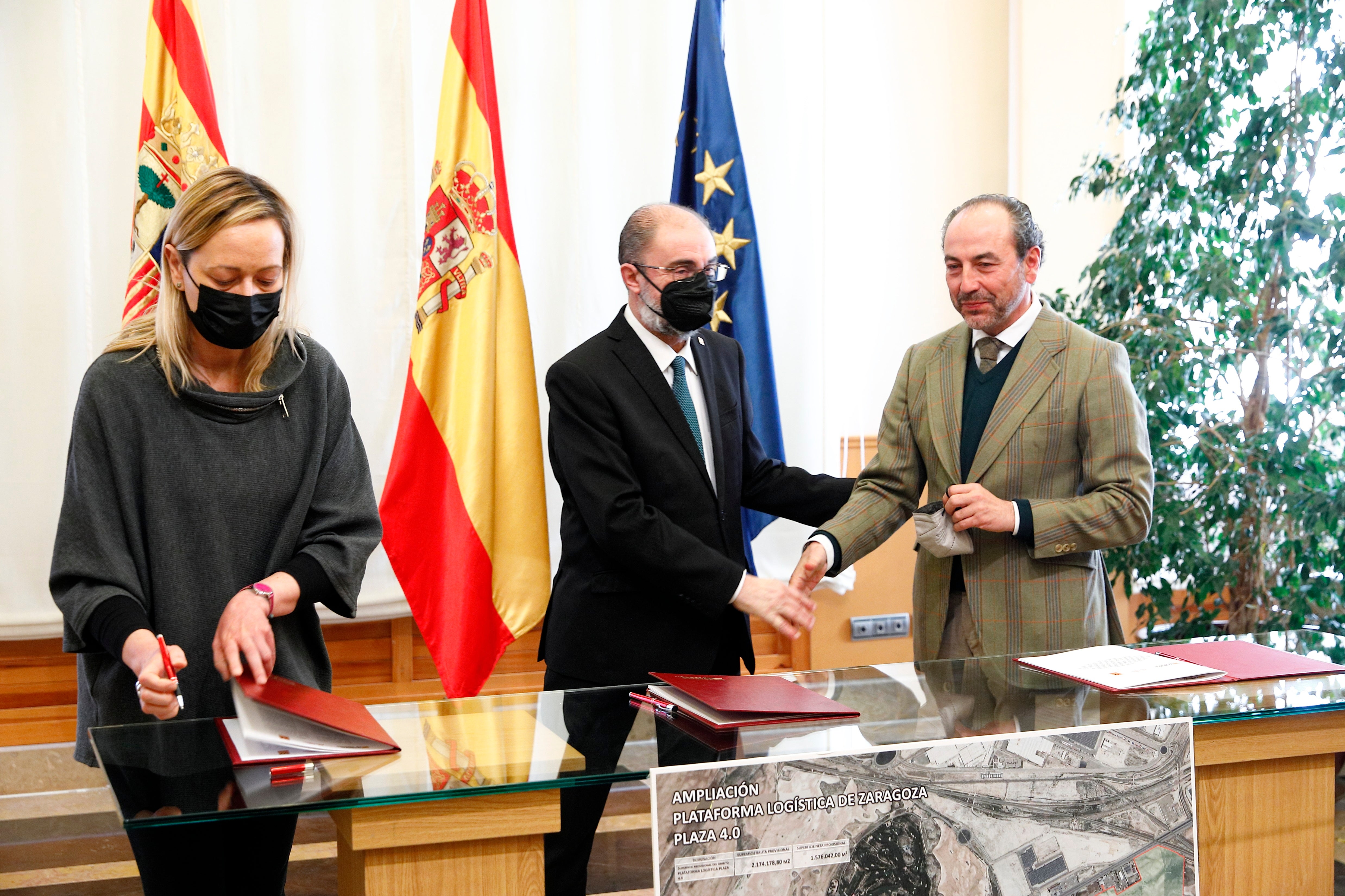 CIPSA y la DGA firman la ampliación de PLAZA CIPSA y la DGA firman la ampliación de PLAZA