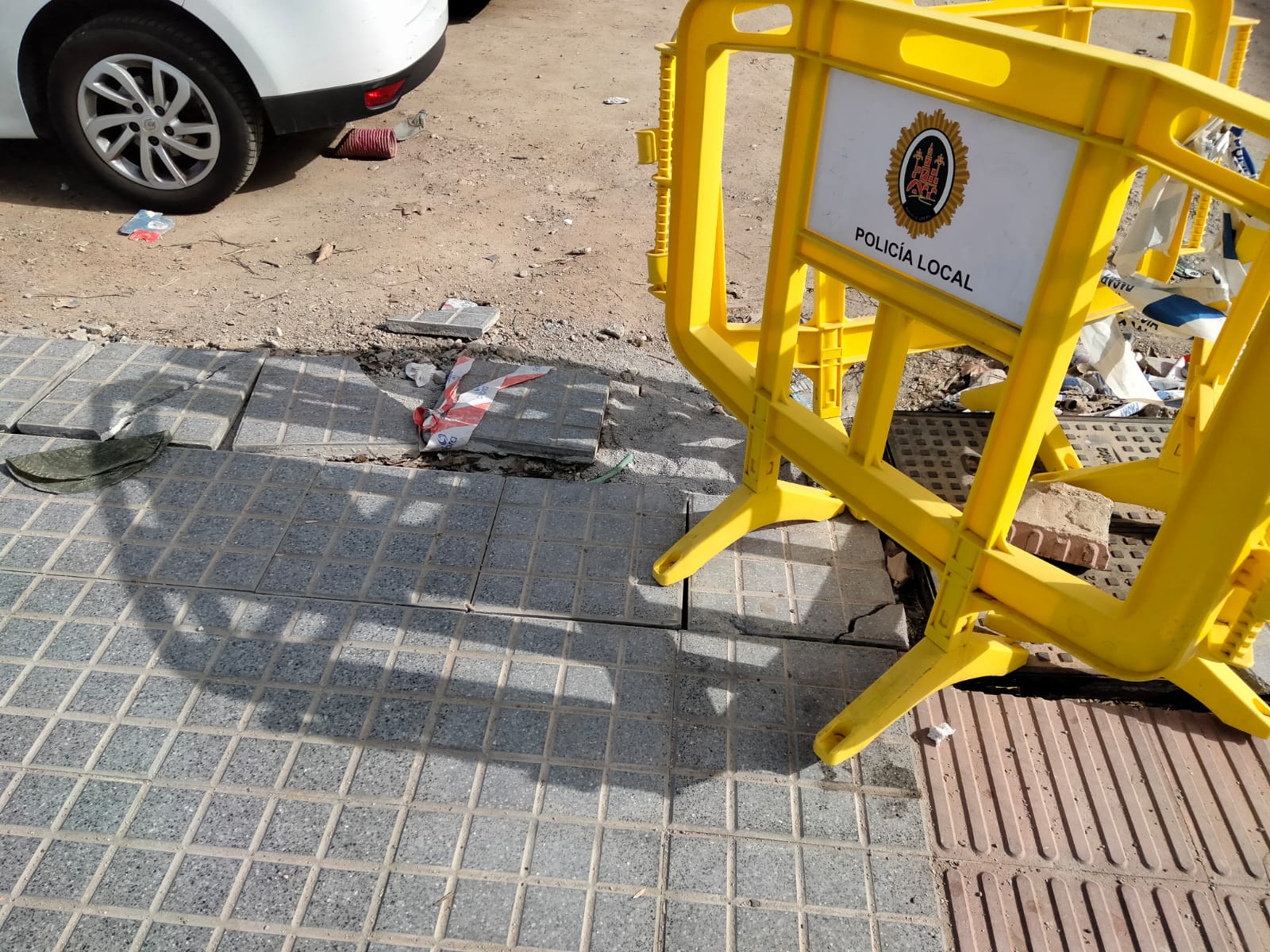 El "parking" del Campo de la Verdad El "parking" del Campo de la Verdad