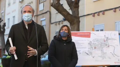 El alcalde de Zaragoza, Jorge Azcón, ha presentado los proyectos en Las Fuentes El alcalde de Zaragoza, Jorge Azcón, ha presentado los proyectos en Las Fuentes