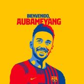 Oficial: Aubameyang ya es nuevo jugador del Barcelona