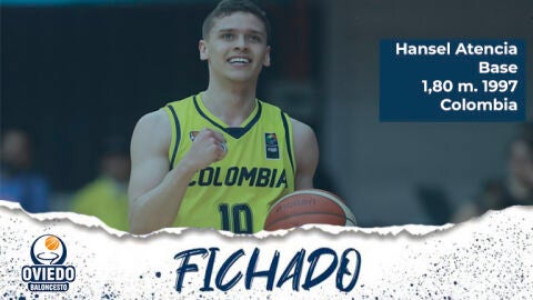 Hansel Atencia, nuevo jugador del Unica Banco Oviedo Baloncesto