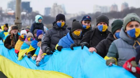 Celebración del Día de Ucrania en Kiev 