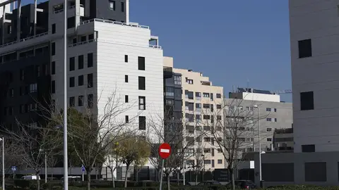 Imagen de un bloque de edificios Imagen de un bloque de edificios