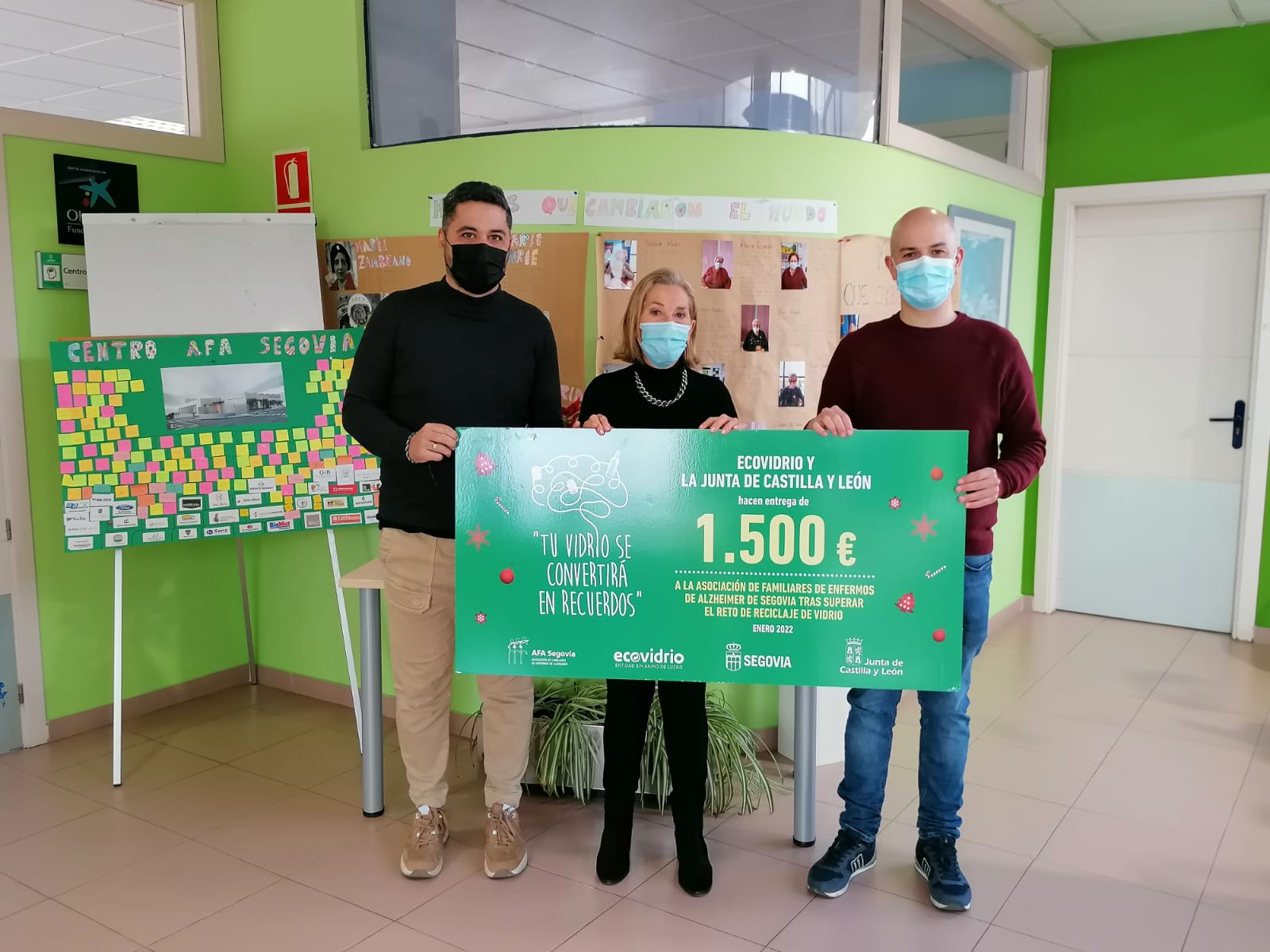 AFA Segovia logra el reto de ecovidrio AFA Segovia logra el reto de ecovidrio